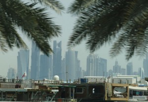 Old and new Doha views